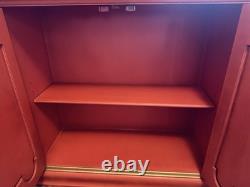 Vintage Gabberts Orange And Gold Cupboard Circa 1960s Made In USA