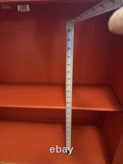 Vintage Gabberts Orange And Gold Cupboard Circa 1960s Made In USA