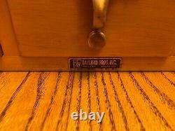 Vintage Gaylord Bros 12 & 9 Drawer Card Catalog