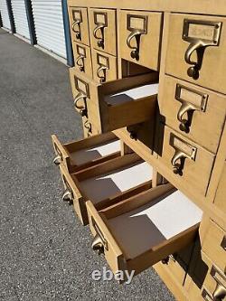 Vintage Gaylord Bros 35 Drawer Library Card Catalog SHIPS TO YOU