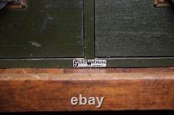 Vintage Globe Wernicke 2 Drawer Card File Wood Cabinet Catalog Index Recipe Box