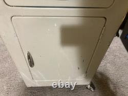 Vintage Gomco Medical Dental Tattoo Rolling Cabinet Cart & Tattoo Kit Supplies