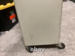Vintage Gomco Medical Dental Tattoo Rolling Cabinet Cart & Tattoo Kit Supplies