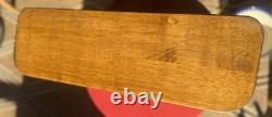 Vintage HTF Mid Century Eppco Enterprises Teak Tambour Door Wall Mount Cabinet