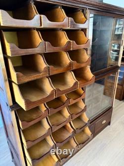 Vintage Haberdashery Shop Display Cabinet 51-Drawer Double Unit c. 1940