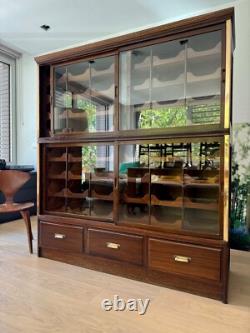 Vintage Haberdashery Shop Display Cabinet 51-Drawer Double Unit c. 1940