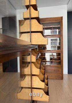 Vintage Haberdashery Shop Display Cabinet 51-Drawer Double Unit c. 1940