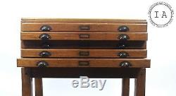 Vintage Hamilton Standing Flat File