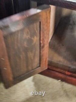 Vintage Hard Wood Table Cabinet, Stand Cabinet