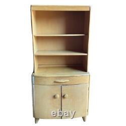 Vintage Heywood Wakefield Cabinet Cupboard mcm 2pc