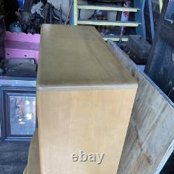 Vintage Heywood Wakefield Cabinet Cupboard mcm 2pc