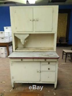Vintage Hoosier Type Cabinet with Flour Bin All Intact 40W 72H 26.5D 45331
