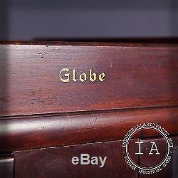 Vintage Industrial Globe Wernicke 9 Drawer Office Filing Cabinet