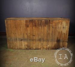 Vintage Industrial Oak Apothecary Storage Cabinet 24 Drawer