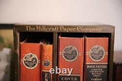 Vintage Industrial file cabinet ledger book holder Salesman Sample antique metal