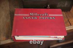 Vintage Industrial file cabinet ledger book holder Salesman Sample antique metal