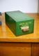 Vintage John Deere Card Catalog Cabinet Wood Drawer Index File Box Organizer