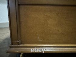 Vintage Lane 1960s Record Album Cabinet Lift Up Top with Key and Hang Tags 1969