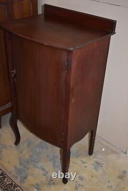 Vintage Larkin Mahogany Music, Record Cabinet, Stand