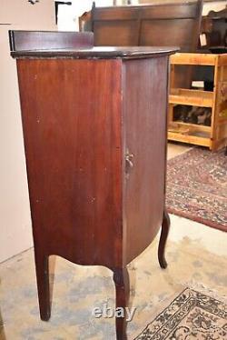 Vintage Larkin Mahogany Music, Record Cabinet, Stand