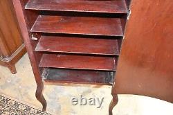 Vintage Larkin Mahogany Music, Record Cabinet, Stand