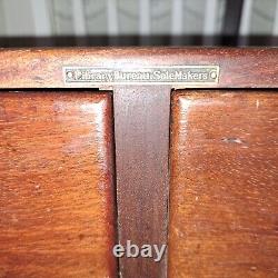 Vintage Library Bureau Sole Makers 4 Drawer Library Card Catalog Beautiful