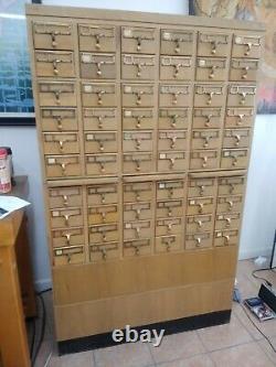 Vintage Library Card Catalog