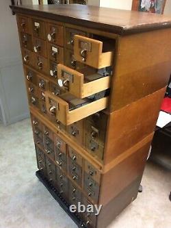 Vintage Library Card Catalog