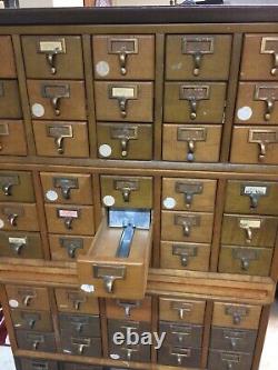 Vintage Library Card Catalog