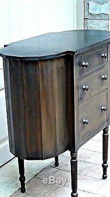Vintage Martha Washington Sewing 3 Drawers&2 Sides Sections Stand Cabinet Table
