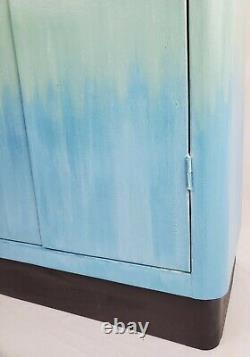 Vintage Metal Cabinet Kitchen Cupboard Pantry Storage Art Deco Custom Paint MCM