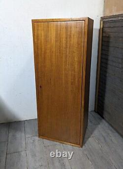 Vintage Mid Century Danish Modern Teak Wood Cabinet with Door, Shelf