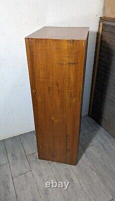 Vintage Mid Century Danish Modern Teak Wood Cabinet with Door, Shelf