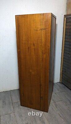 Vintage Mid Century Danish Modern Teak Wood Cabinet with Door, Shelf