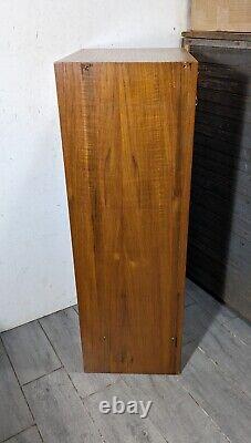 Vintage Mid Century Danish Modern Teak Wood Cabinet with Door, Shelf