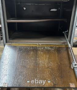 Vintage Mid-Century Hill-Rom Rolling Medical Cabinet Utility Cart Table