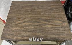 Vintage Mid-Century Hill-Rom Rolling Medical Cabinet Utility Cart Table