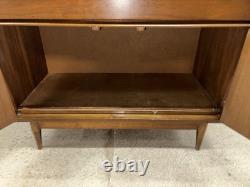 Vintage Mid Century Modern China Cabinet by Broyhill Lenior House