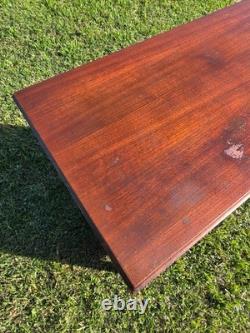 Vintage Mid-Century Modern Record Cabinet / Open Bookshelf