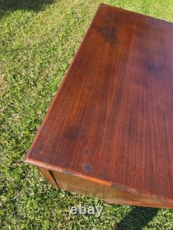 Vintage Mid-Century Modern Record Cabinet / Open Bookshelf