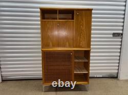 Vintage Mid Century Modern Secretarial Cabinet by Founders