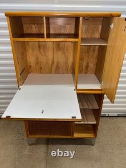 Vintage Mid Century Modern Secretarial Cabinet by Founders