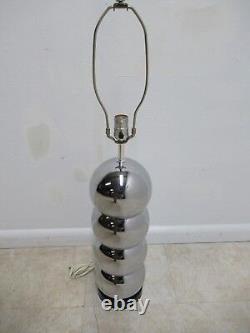 Vintage Mid Century Stacking Orb Table Lamp Light