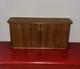 Vintage Mid Century Teak (21 X 9 X 6 1/2) Tambour Door Wall Mount Cabinet Vgc