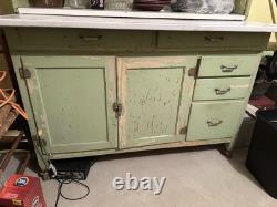 Vintage Napanee Dutch Kitchenet Cabinet, Sturdy Freestanding Original, Needs TLC