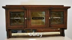 Vintage Oak Dental Cabinet by The Harvard Company, Ohio, Quarter Sawn