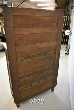 Vintage Oak Dental Cabinet by The Harvard Company, Ohio, Quarter Sawn