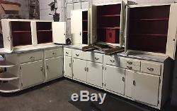 Vintage Original HOOSIER Made Kitchen Cabinets (Tops, Bases, Island)