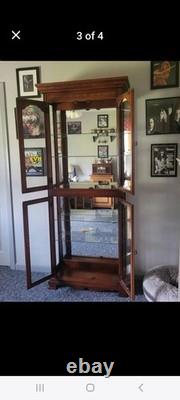 Vintage Pulaski Solid Cherry Display Cabinet