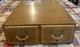 Vintage Quarter Sawn Oak 2 Drawer Index Card File Cabinet Dovetailed